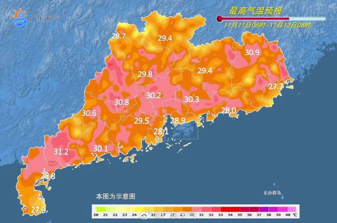 广州气温或重回30℃，有可能打破最长夏季纪录
