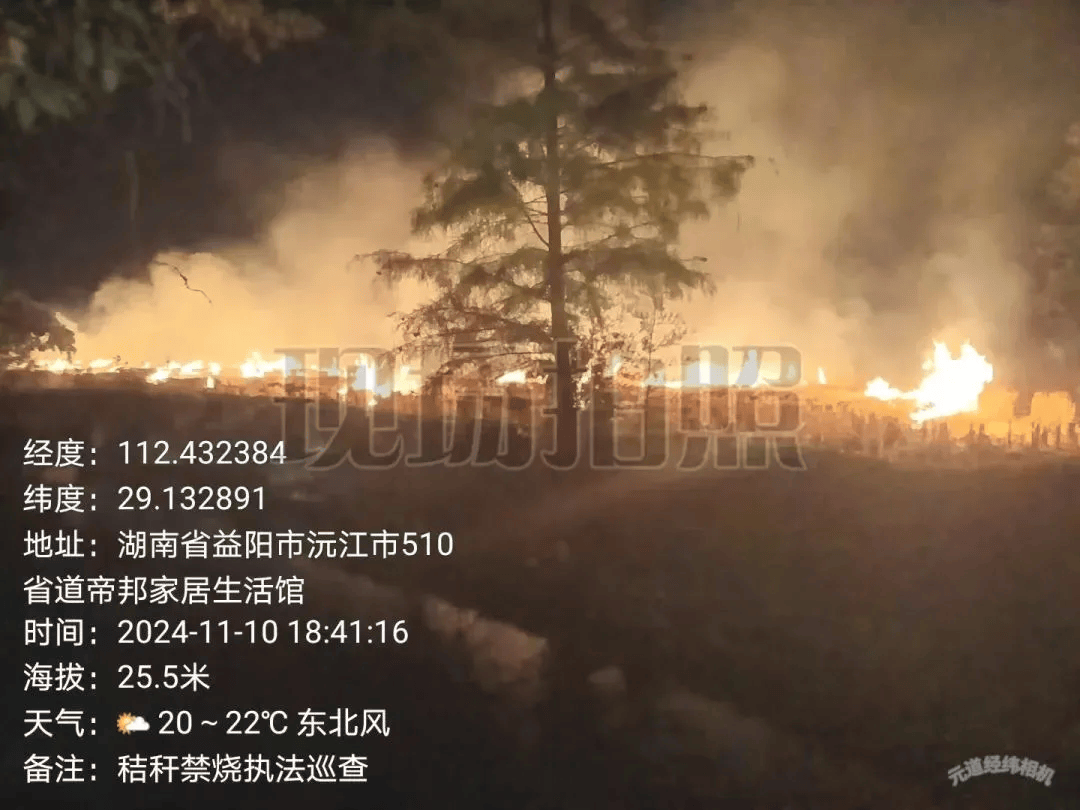 湖南益阳：焚烧稻草秸秆或杂草，3人被行政处罚