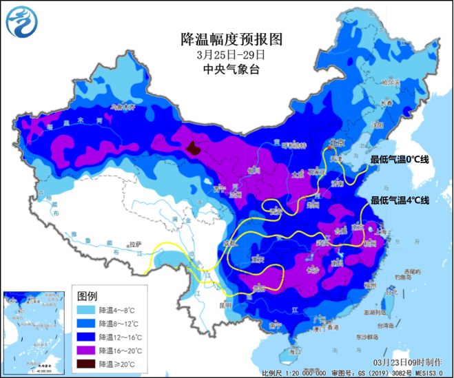 暴降17℃！气温“大跳水”预警