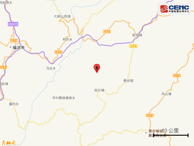 今日凌晨,普洱市景谷县连发2次地震