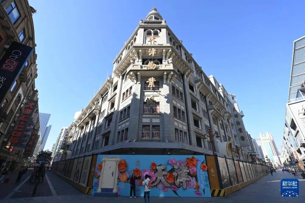 [组图]天津劝业场保护修缮工程完成外立面修复