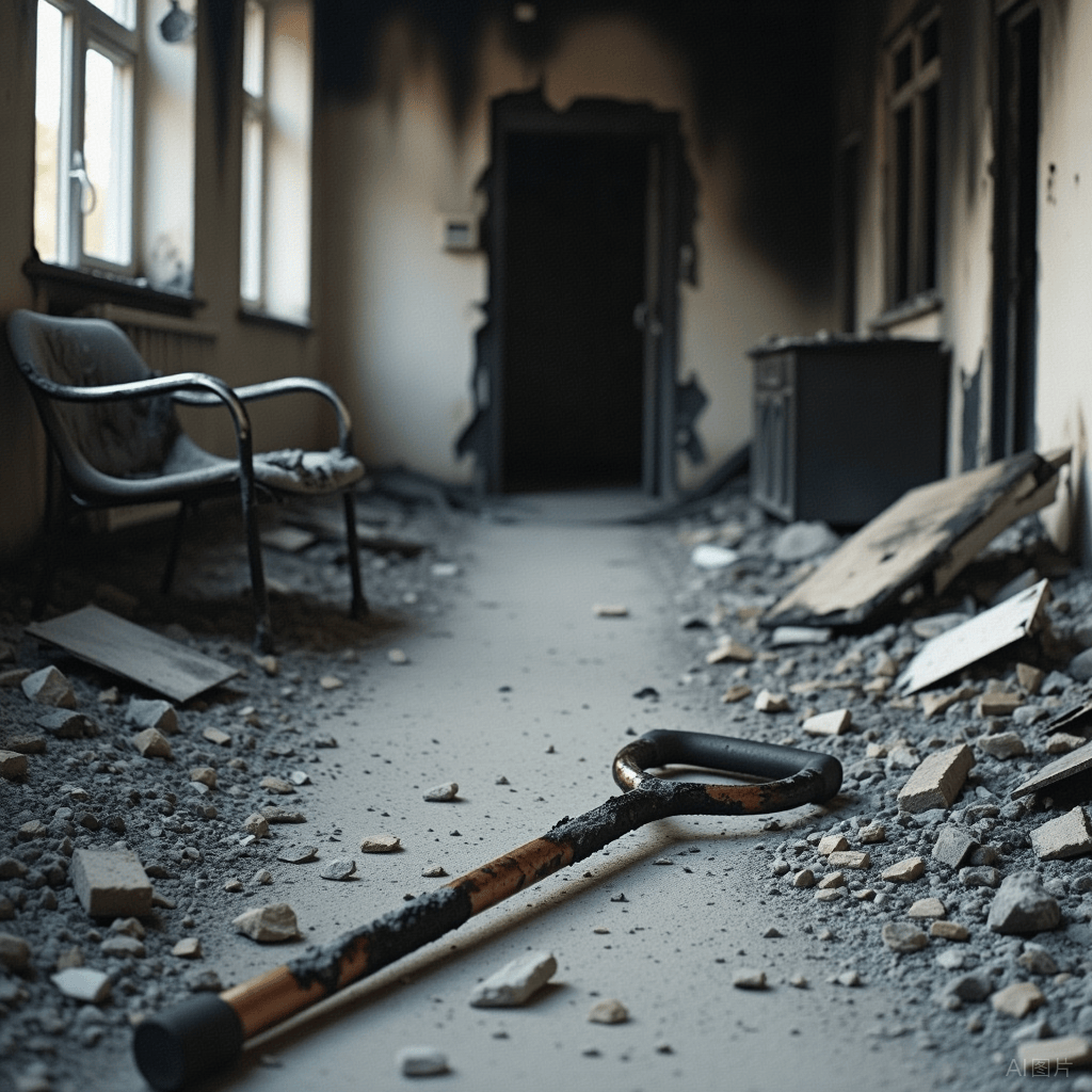 大火中被烧焦的拐杖，诉说出什么？